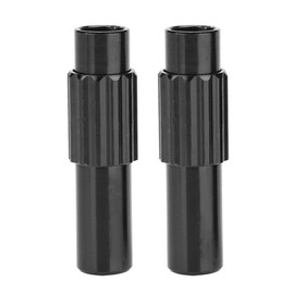 FILFEEL Bicycle Cable Adjuster 1 Pair Bicycle Brake Cable Gear Shift Connection Line Regulator Adjuster Housing Cap for Mountain Bike, Road Bike, Bicycle with Small Wheels, Black