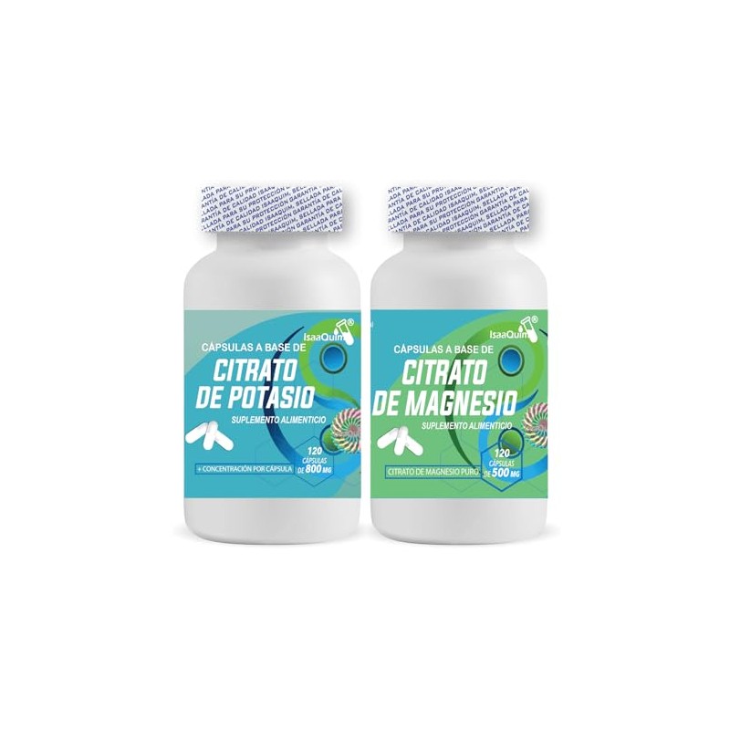 Dúo Citrato de Potasio 800 mg + Citrato de Magnesio