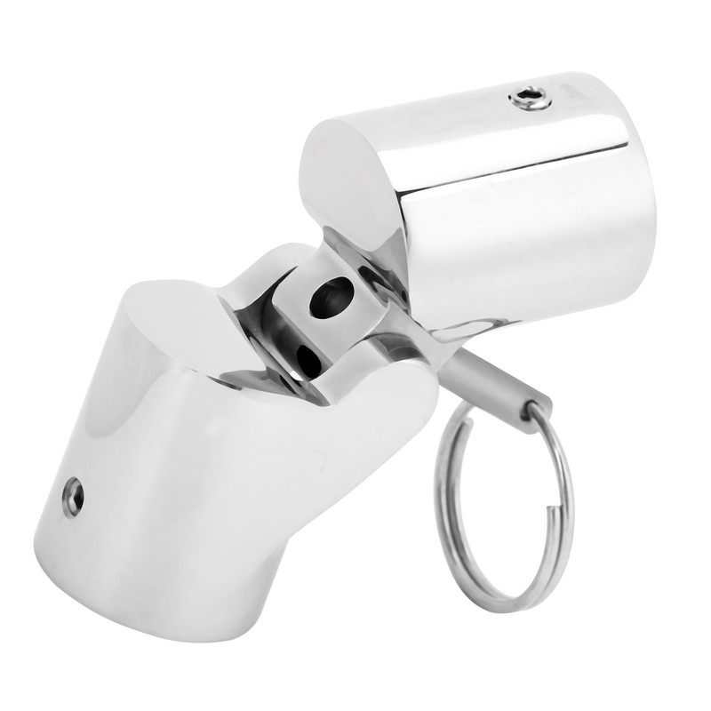 Marine Boat Pipe Connector Stainless Steel Folding Swivel Coupling Tube
