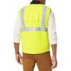 Bulwark Men's Hi-vis Insulated Vest with Reflective Trim, Yellow/Green, X-Large
