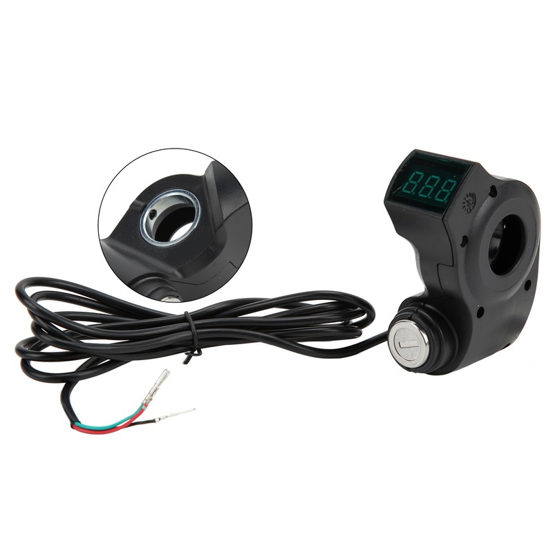 Electric Scooter Ignition Lock 3 Pin Plug One Button Start