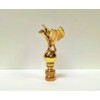 Lamp Finial-EAGLE ON ORB-Polished Brass Finish, Highly detailed metal casting