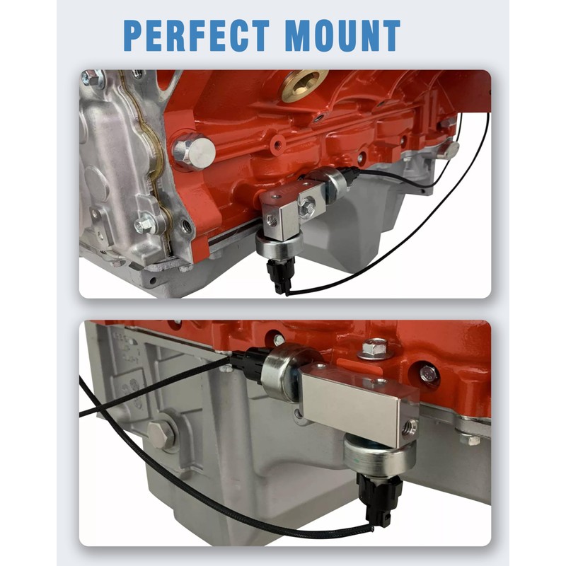 CaBYbigG 551216-KN30 Knock Sensor Relocation Bracket Kit for 1997-2007 GM