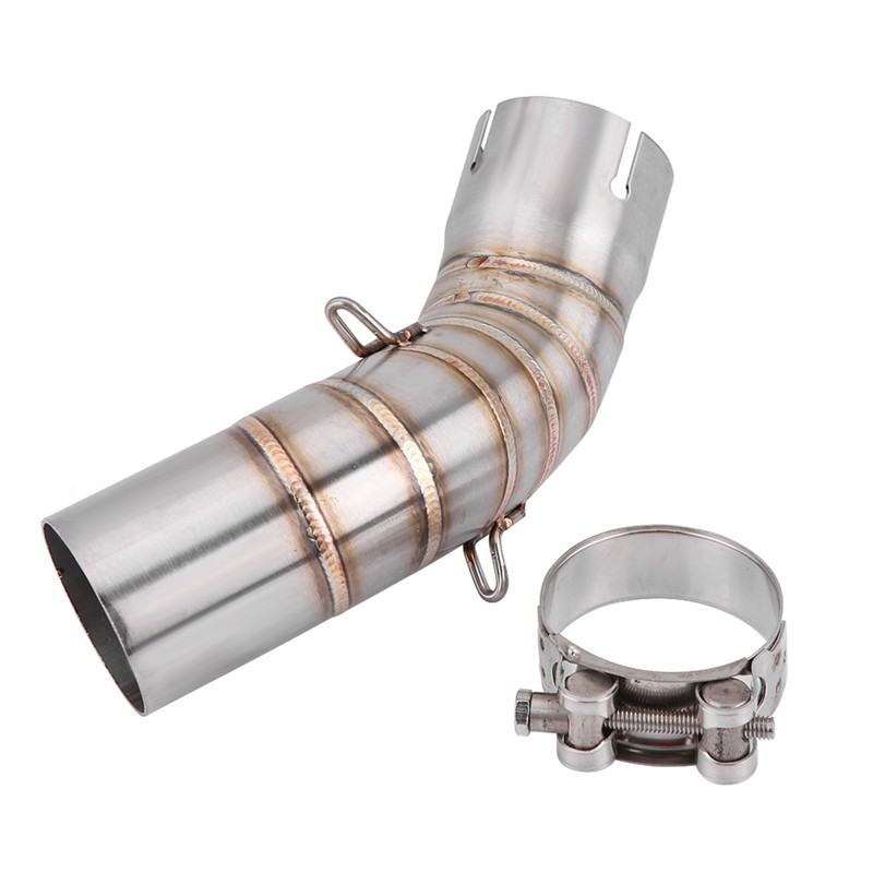 Motorcycle Full Exhaust System Middle Pipe Link Connect for Kawasaki