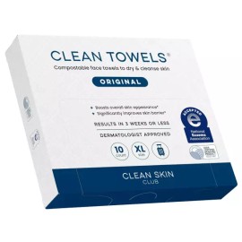 Clean Skin Club 클린 스킨 클럽 타월 XL 여행 팩 100 USDA 바이오 기반 일회용 페이스 습진 협회 승인 드라이 물티슈 TSA [1 Count (Pack of 1)] Clean Skin Club Towel XL Travel Pack 100 USDA Bio-Based Disposable Face Wipe Eczema Association Approved Dry Wipes TSA [1 Count (Pack of 1)]