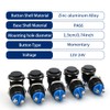 FILN 5PCS 19mm Momentary Push Button Switch, Small Reset Spst