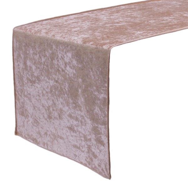 YOUR CHAIR COVERS - 14 x 108 inch Velvet Table