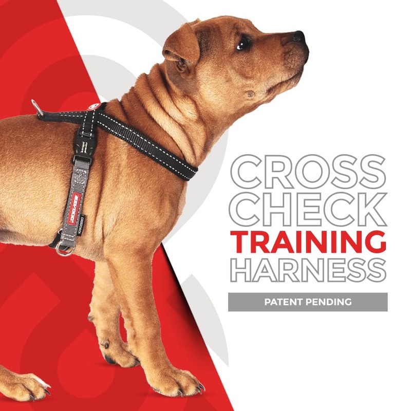 EzyDog Crosscheck No Pull Dog Training Harness – 2-in-1 Escape