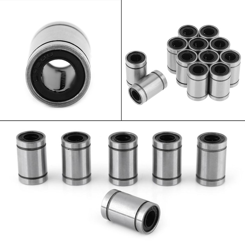 12pcs LM8UU 8mm Linear Motion Ball Bearing Bushing for 3D