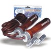 BAY® Spider Jump Classic Deluxe Leather Skipping Rope with Ball