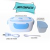Lonchera Eléctrica Portátil Thermoflex 1.05 Litros para Hogar/Oficina (Azul Claro)