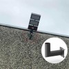CHIUER 90° Perpendicular Tenon Adapter Square Pole Wall Mount Bracket