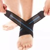 Ankle Support Brace - Breathable Adjustable Compression Ankle Sports Wrap.