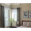 Nicecho L Shape Heavy Duty window Curtain Rod adjust to