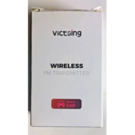 VicTsing V5.0 Bluetooth FM Transmitter for Car, 23W PD+QC3.0 Wireless Bluetooth