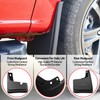 XWQZ 4PCS Mud Flaps Compatible with Ford F150 2025 Accessories,Full