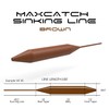 Maxcatch Sinking Fly Line Weight Forward 100ft 5S/6S/8S (Brown, 3ips,