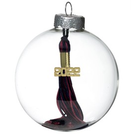 2022 Graduation Ornament - Over a Hundred Colors Available -Navy/Maroon