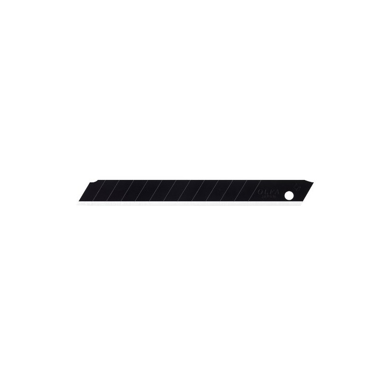 Olfa 9148US ABB-10B 9mm Ultra Sharp Black Snap-Off Blade, 10-Pack