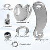 Buaak 2 Set Torque Arm Conversion Kits, Universal Torque Arm