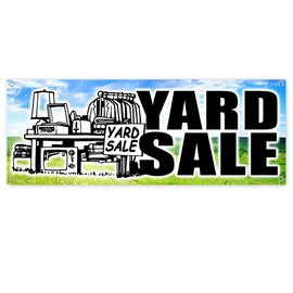 Yardsale 13 oz Banner | Non-Fabric | Heavy-Duty Vinyl Single-Sided with Metal Grommets