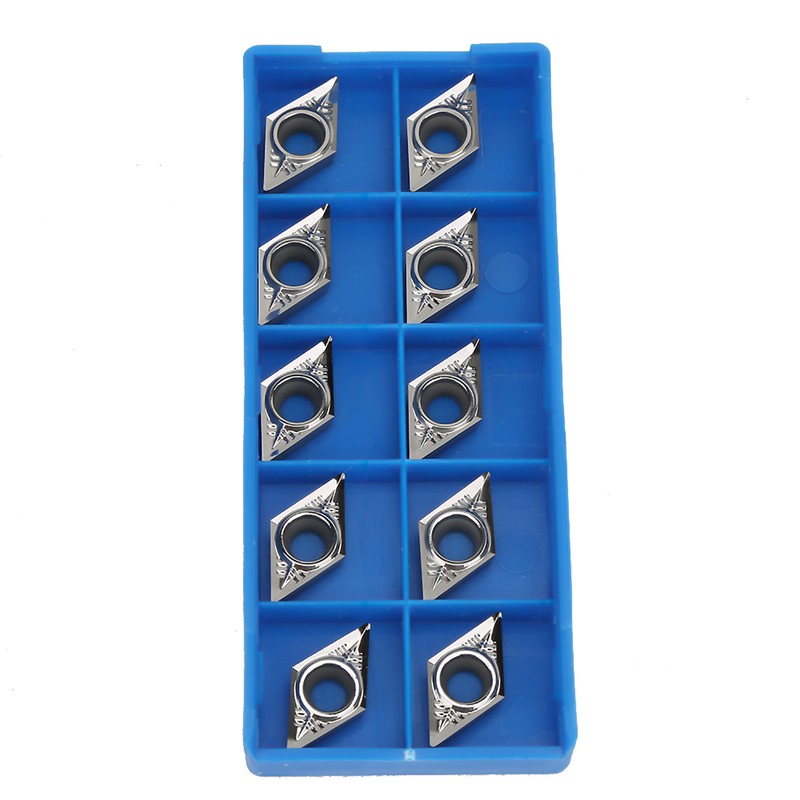 10pcs CNC Inserts Blade Cutter Lathe Turning Tool DCGT11T304-AK H01