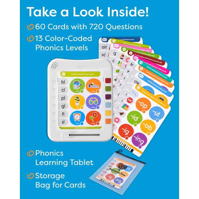 Phonics Learning Pad - Electronic Learn to Read Game for