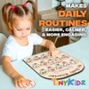 TinyKidz Daily Routine Chart for Kids, Visual Schedule, Routine Chart