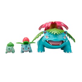 Pokémon Select Evolution 3 Pack - Features 2-Inch Bulbasaur, 3-Inch Ivysaur and 12-Inch Venusaur Battle Figures