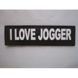 I Love Jogger (Large) Package of 2 Julius-K9 Labels for Harnesses
