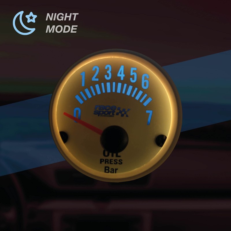 Sumex GAUG524 Race Sport Oil Pressure Gauge 12 V -