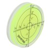 Horizontal Bubble Level, ABS Plastic Precision Bullseye Round Level Bubble,