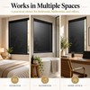 Blackout Window Film for Bedroom Privacy – Self-Adhesive Light Blocking