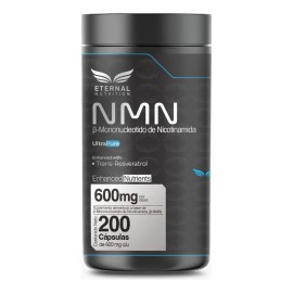NMN + RESVERATROL ULTRA PURE 200 capsulas (600mg por porcion) Mononucleotido de Nicotinamida by Eternal Nutrition