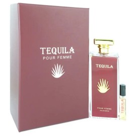 UD_Tequila Pour Femme Red by Tequila Perfumes Eau De Parfum Spray + Free .17 oz Mini EDP Spray 3.3 oz for Women