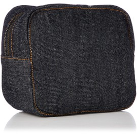 Keystone P.C. villa Denim Cosmetic Pouch, Navy