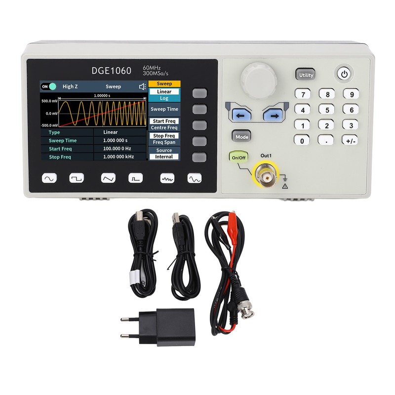 Single Signal Generator 60MHz Wide Amplitude and Frequency Range Arbitrary