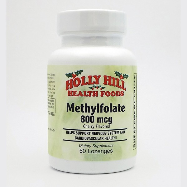 Holly Hill Health Foods, Methylfolate, Cherry Flavor, 60 Lozenges