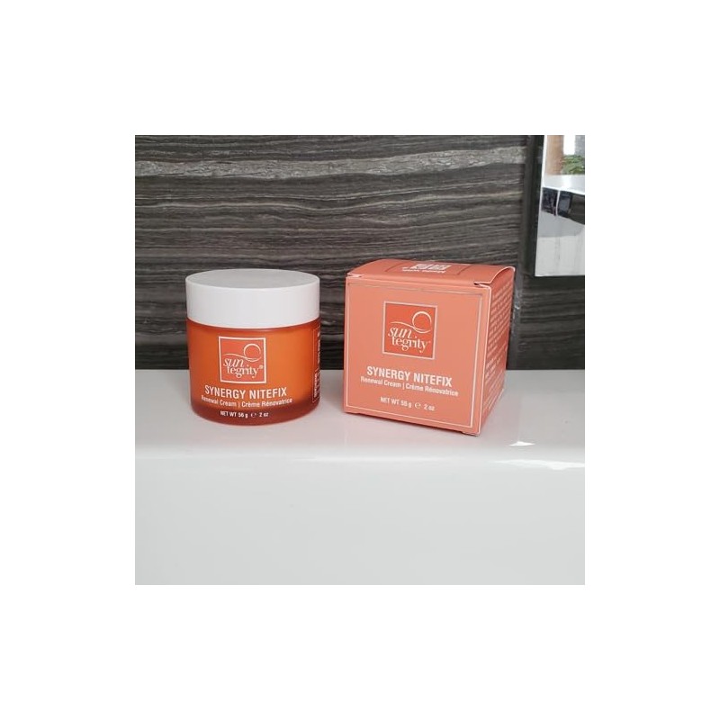 Suntegrity Synergy Nitefix - Crema Renovadora, 2 Oz - Úsala