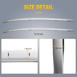 OCPTY Roof Rack Cargo Rails Fit for Honda CRV CR-V 2017-2022 Rooftop Luggage Rack Cargo Carriers-Max Load Up to 165LBS