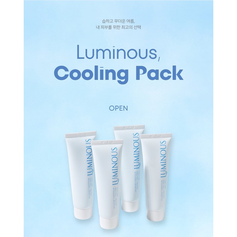 3+1 Luminous Moisture Cooling Peel-Off Pack 1 set + 1