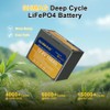 SHMAG 12V 100Ah Golf Cart LiFePO4 Battery BCI Group 24,