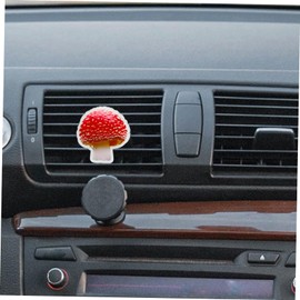 Gatuida Cute Mushroom Car Air Freshener Clip Vent Clip for Car Decor Fun Design for Air Conditioning Vents Easy to Install Remove for Pleasant Atmosphere