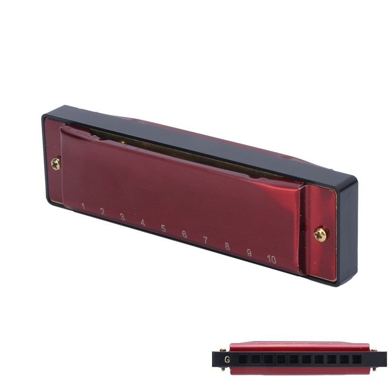Harmonica 10 Hole 20 Tone G Key Playing Mouth Organ