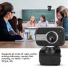 Wired USB Computer Camera with Microphone, 360° 1080P Full HD