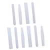 Baluue 10pcs Double-sided Nail Files for Natural and False Nails