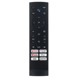 NPYDTP PERFASCIN Replacement Voice Remote Control Fit for Hisense U7G U8G U9G U8 Series 4K ULED Android Smart TV 75U7G 65U7G 55U7G 65U8G 55U8G 75U9DG 55U88G ERF3A90