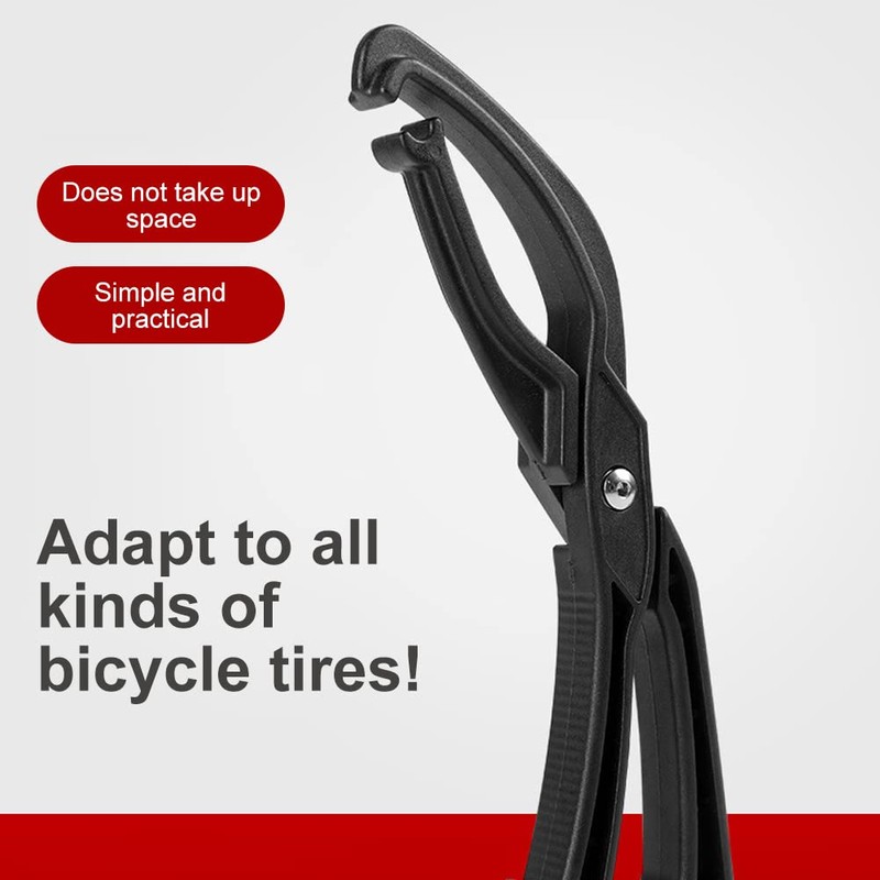 Keenso Bicycle Tyre Pliers, Durable Plastic Bicycle Tyre Repair Tool,