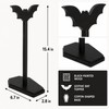 Bat Paper Towel Holder for Countertop Use - Gothic Wood