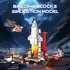 BIZNESMEN BIZNESMEN 704 PCS Space Shuttle Exploration Rocket Launch Center